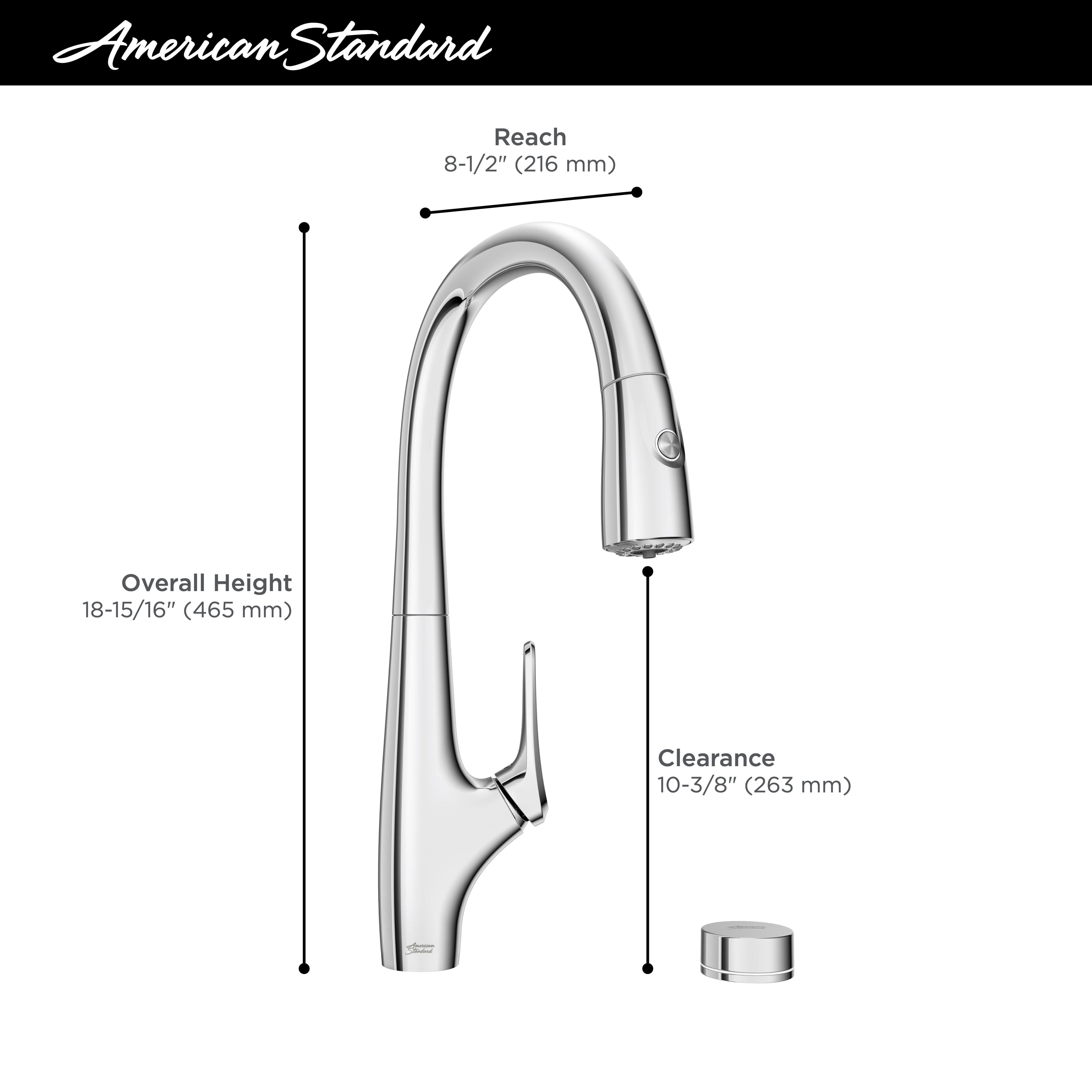 Saybrook Single Handle Pull Down Dual Spray Kitchen Faucet 15 GPM with Filter STAINLESS STL